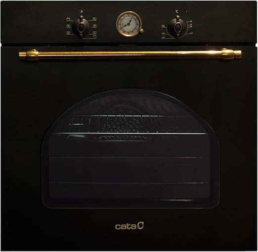 HORNO CATA MRA7108BK RUSTICO NEGRO