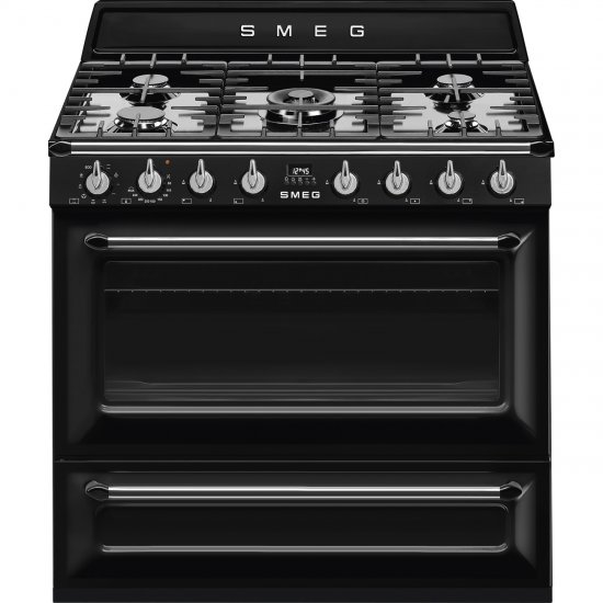 COCINA SMEG TR90BL2 5F VICTORIA GAS NAT.