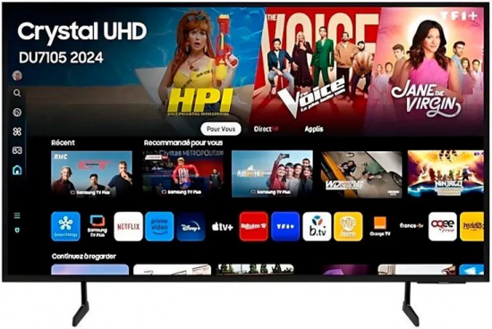 TV SAMSUNG 55 TU55DU7105 CRYSTAL UHD SMART TV BT